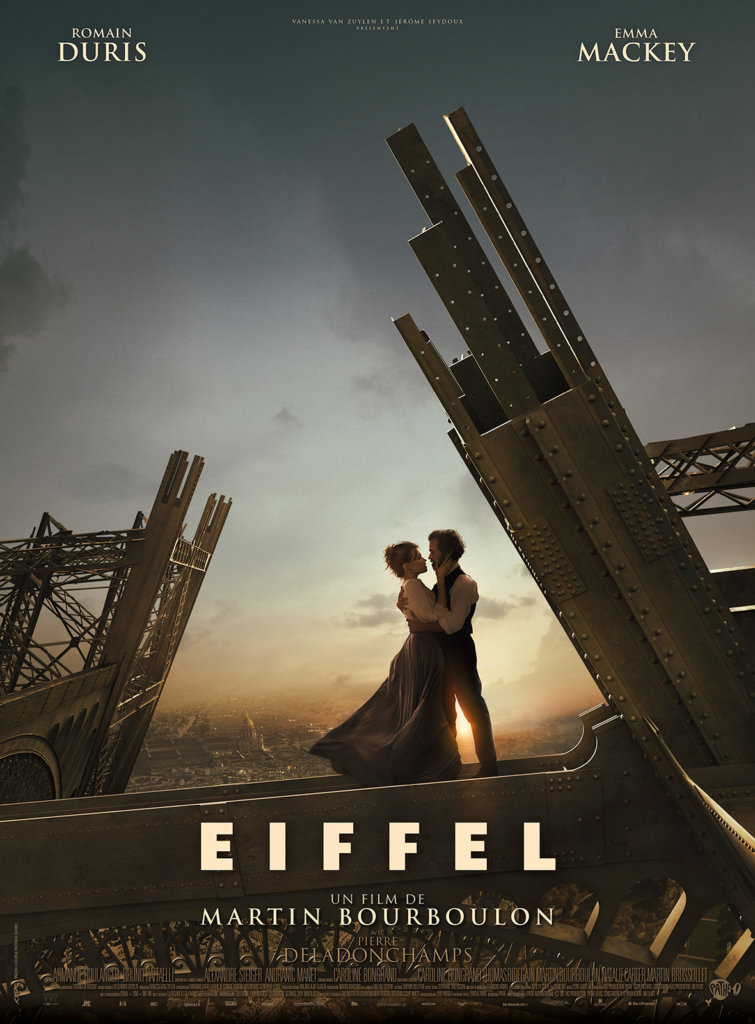 affiche officielle du film Eiffel du réalisateur Martin Bourboulon