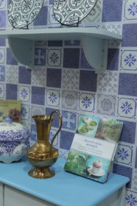 reproduction de la cuisine bleue de Monet au SIA