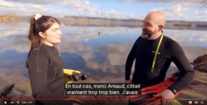 Arnaud interviewer par Manon sur sa pratique de la plongée dans l'Eure