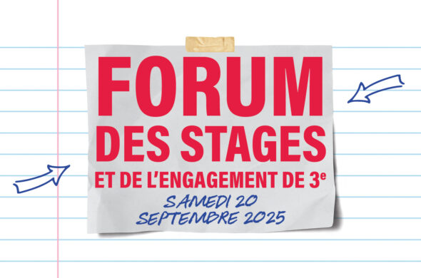 texte en rouge et fond cahier scolaire