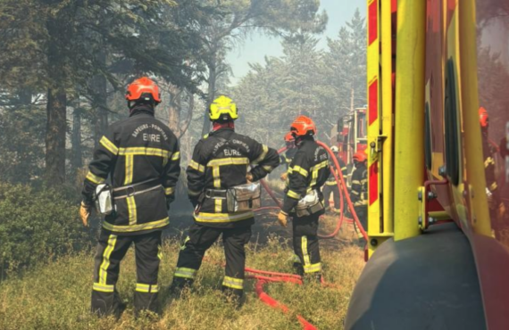 Incendies en Gironde, chassé-croisé de sapeurs-pompiers eurois